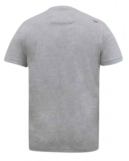 D555 Trafford Bike Photo Printed T-Shirt White - Majice Kratkih Rukava - Muške Majice Kratkih Rukava Veliki Brojevi 