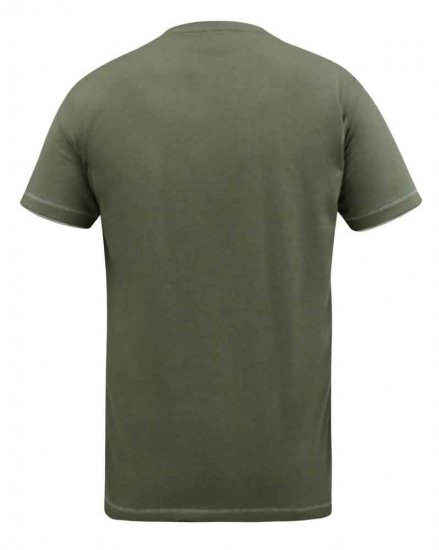 D555 Hibbert Official Jeep Printed T-Shirt - Majice Kratkih Rukava - Muške Majice Kratkih Rukava Veliki Brojevi 