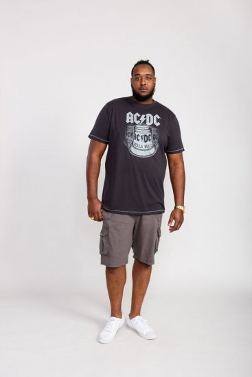 D555 Highway Official AC/DC Hells Bells Printed T- Shirt - Majice Kratkih Rukava - Muške Majice Kratkih Rukava Veliki Brojevi 