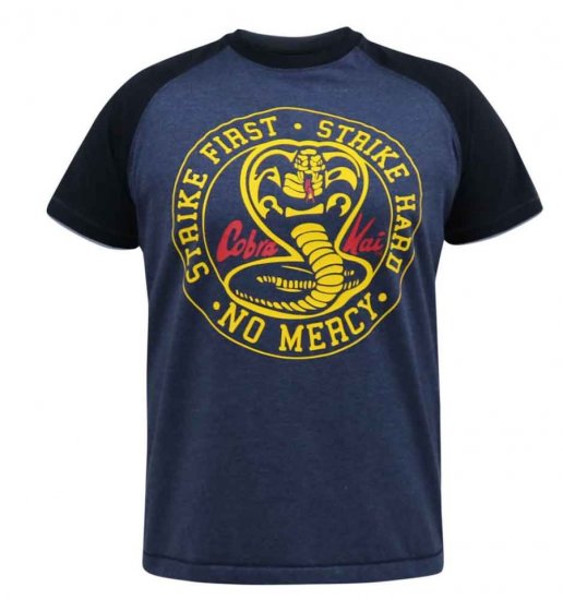 D555 Steeple Official Cobra Kai Printed T-Shirt - Majice Kratkih Rukava - Muške Majice Kratkih Rukava Veliki Brojevi 