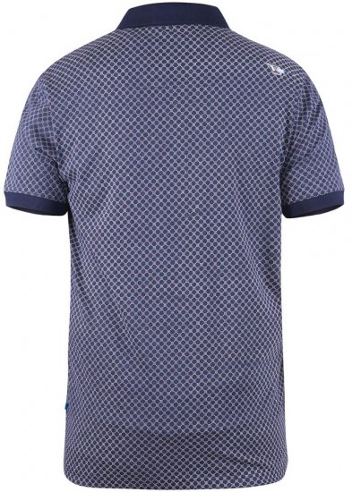 D555 AXFORD Print Polo Shirt - Polo majice - Muške Polo Majice Veliki Brojevi