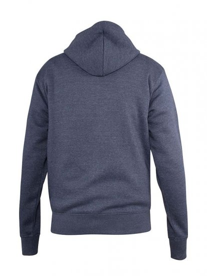 D555 Orchid Chest Printed Zip Through Hoody Denim Blue - Puloveri & dukserice - Muške Puloveri & dukserice veliki brojevi