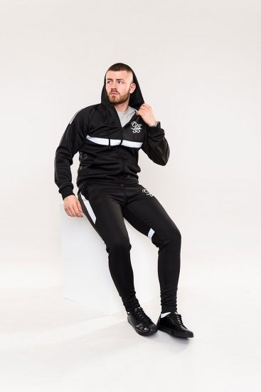 D555 Bristol Couture Zip Through Hoody Black - Puloveri & dukserice - Muške Puloveri & dukserice veliki brojevi