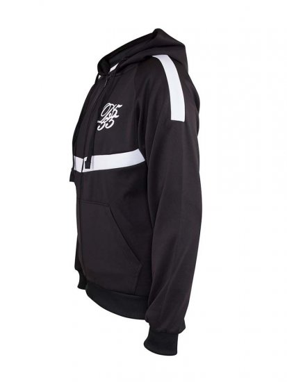 D555 Bristol Couture Zip Through Hoody Black - Puloveri & dukserice - Muške Puloveri & dukserice veliki brojevi
