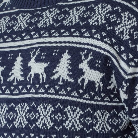 North Latitude 63144 Fjell Reindeer Knit Tamnoplava - Puloveri & dukserice - Muške Puloveri & dukserice veliki brojevi