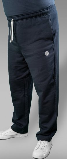 20 Nodi Ponente Long Leg Sports Pants in Combed Fleece Cotton Navy - Sportske hlače & kratke - Muške Trenirke Veliki Brojevi