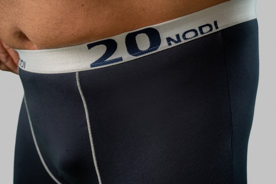 20 Nodi Stretch Cotton Boxer with Medium Leg Blue - Donje rublje & kupaće hlače - muške donje rublje veliki brojevi