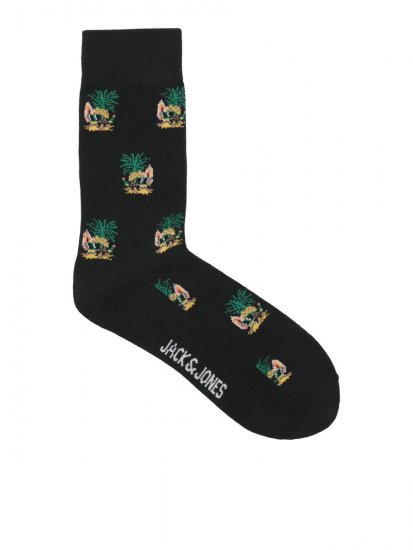 Jack & Jones Pineapple Skulls Čarape Crna 3-pack - Donje rublje & kupaće hlače - muške donje rublje veliki brojevi