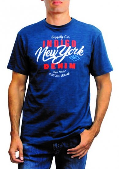 Forestal 701243E T-shirt Blue - Majice Kratkih Rukava - Muške Majice Kratkih Rukava Veliki Brojevi 