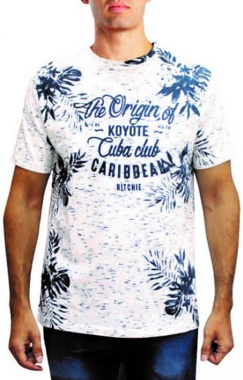 Forestal 701260E T-shirt White - Majice Kratkih Rukava - Muške Majice Kratkih Rukava Veliki Brojevi 