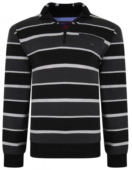 Kam Jeans 7022 Striped Sweater - Puloveri & dukserice - Muške Puloveri & dukserice veliki brojevi