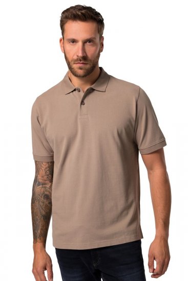JP1880 702560 Polo majica Sivosmeđa - Polo majice - Muške Polo Majice Veliki Brojevi