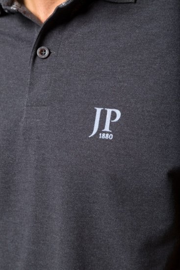 JP1880 704317 Polo majica 2 komada Tamnosiva - Polo majice - Muške Polo Majice Veliki Brojevi