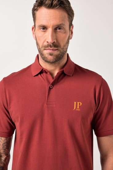 JP1880 Polo Shirts 2-pack Piqué Red Orange - Polo majice - Muške Polo Majice Veliki Brojevi