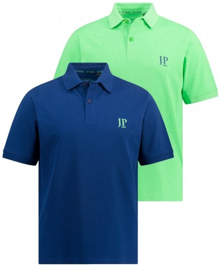 JP1880 704317 Polo majica 2 komada Duboko plava - Polo majice - Muške Polo Majice Veliki Brojevi