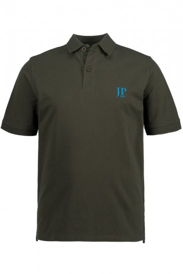 JP1880 704317 Polo majica 2 komada Tirkizno plava/Maslinasta - Polo majice - Muške Polo Majice Veliki Brojevi