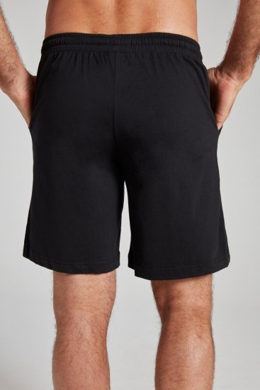 JP1880 Shorts Elastic Waistband Black - Sportske hlače & kratke - Muške Trenirke Veliki Brojevi
