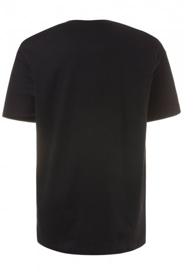 JP1880 708420 Majica Henley 2 komada Crna - Majice Kratkih Rukava - Muške Majice Kratkih Rukava Veliki Brojevi 
