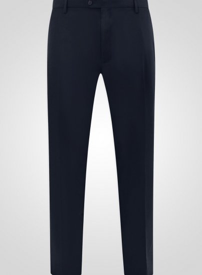 D555 Ted 4 Way Stretch Tailored Trouser Tamnoplava - Odijela - Muška Odijela Veliki Brojevi