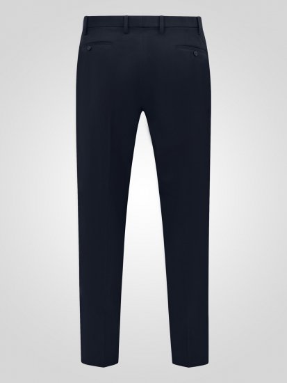 D555 Ted 4 Way Stretch Tailored Trouser Tamnoplava - Odijela - Muška Odijela Veliki Brojevi