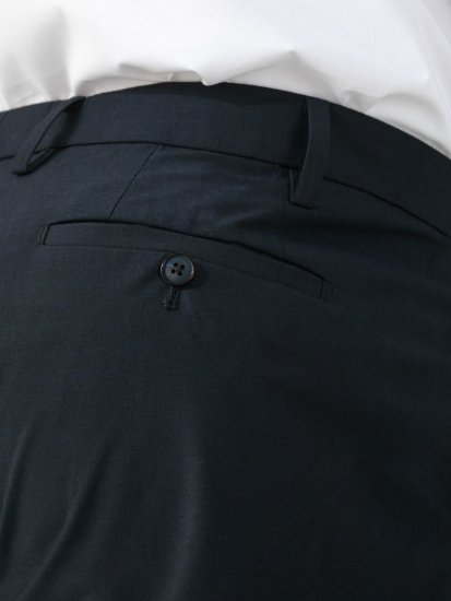D555 Ted Hlače za odijelo Tamnoplava - Odijela - Muška Odijela Veliki Brojevi