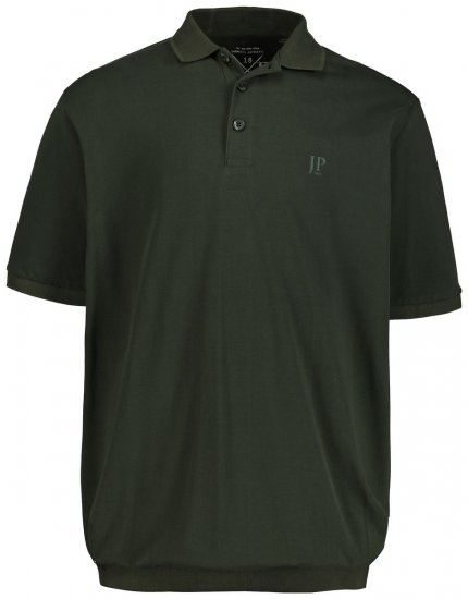 JP1880 712617 Polo majica s krojem za trbuh Tamno maslinasta - Polo majice - Muške Polo Majice Veliki Brojevi