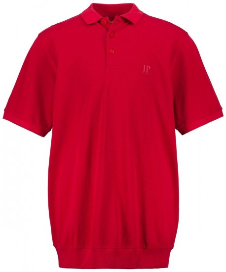 JP1880 712617 Polo majica s krojem za trbuh Čili crvena - Polo majice - Muške Polo Majice Veliki Brojevi