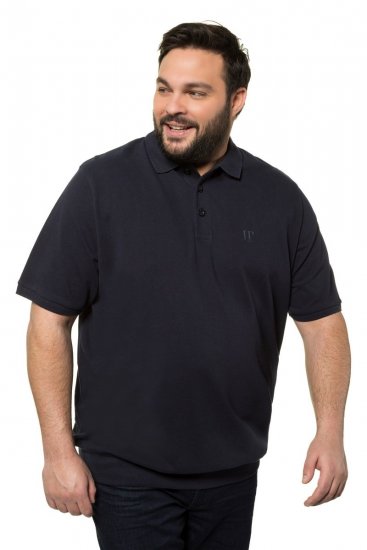 JP1880 712617 Polo majica s krojem za trbuh Tamnoplava - Polo majice - Muške Polo Majice Veliki Brojevi