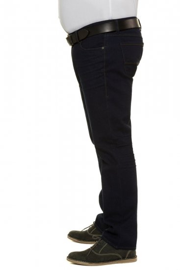 JP1880 Jeans Regular Fit 5-Pocket Dark Blue Denim - Traperice & hlače - Muške Traperice i Hlače Veliki Brojevi