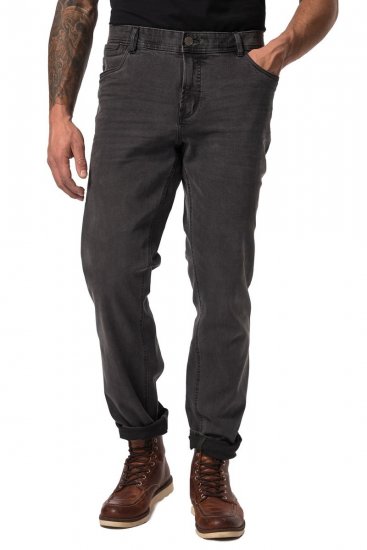 JP1880 Jeans Regular Fit 5-Pocket Gray Denim - Traperice & hlače - Muške Traperice i Hlače Veliki Brojevi