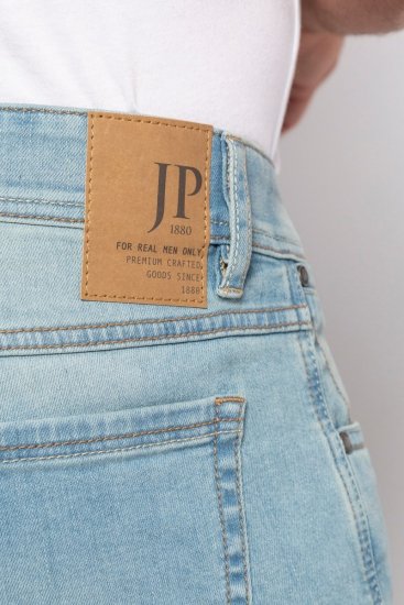 JP1880 Jeans Regular Fit 5-Pocket Bleached Denim - Traperice & hlače - Muške Traperice i Hlače Veliki Brojevi