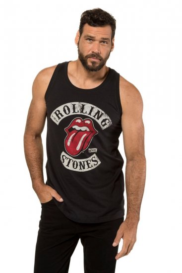 JP1880 Rolling Stones Graphic Band Tank Top Black - Majice Kratkih Rukava - Muške Majice Kratkih Rukava Veliki Brojevi 