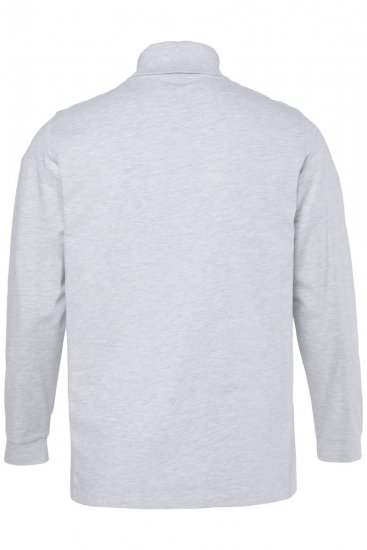 JP1880 723303 Majica dugih rukava s dolčevitom Prirodna melange TALL - TALL T-shirts - Majice za Visoke Muškarce