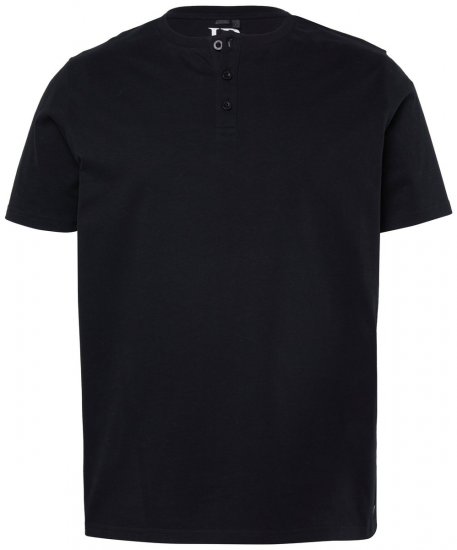 JP1880 726695 Henley majica Crna TALL - TALL T-shirts - Majice za Visoke Muškarce