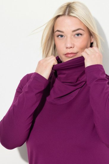 Ulla Popken 751623 Brzosušeća skijaška majica Ružičasta - Skijaška odjeća - 
