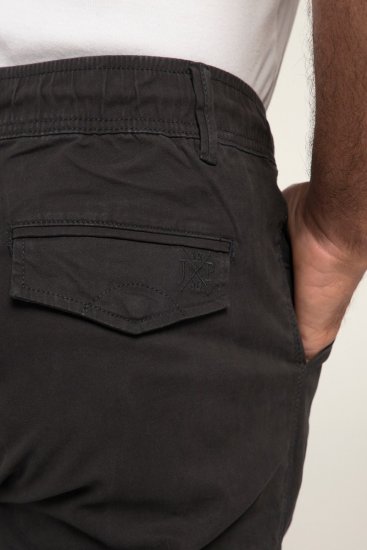 JP1880 Cargo Trousers with Many Pockets Stretchy Black - Traperice & hlače - Muške Traperice i Hlače Veliki Brojevi