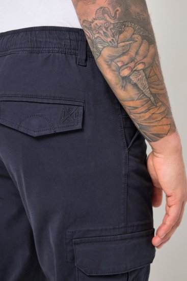JP1880 Stretchy FLEXNAMIC Cargo Pants Navy - Cargo hlače - Muške Cargo Hlače Veliki Brojevi