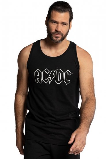JP1880 AC/DC Graphic Comfort Fit Band Tank Top Black - Majice Kratkih Rukava - Muške Majice Kratkih Rukava Veliki Brojevi 