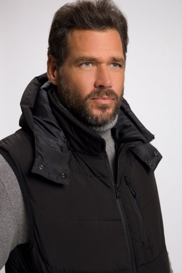 JP1880 Quilted Gilet DownTouch Padding Black - Jakne - Muške Jakne Veliki Brojevi