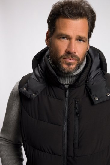 JP1880 Quilted Gilet DownTouch Padding Black - Jakne - Muške Jakne Veliki Brojevi