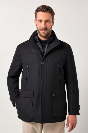 JP1880 Jacket Water-repellent Warm Black - Jakne - Muške Jakne Veliki Brojevi