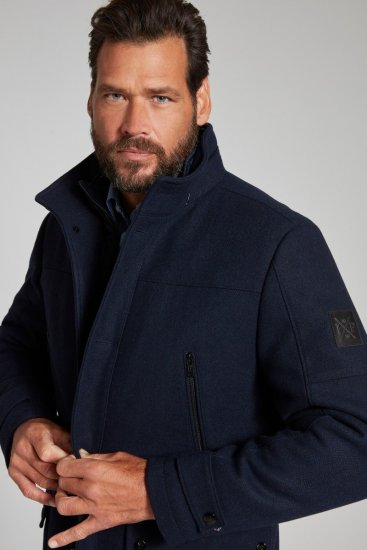 JP1880 Jacket Water-repellent Herringbone Insert Navy - Jakne - Muške Jakne Veliki Brojevi