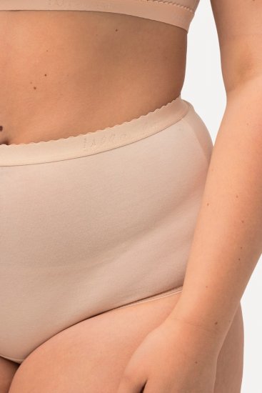 Ulla Popken 795269 Gaćice visokog struka 3 kom Prljavo bijela - Gaćice - 