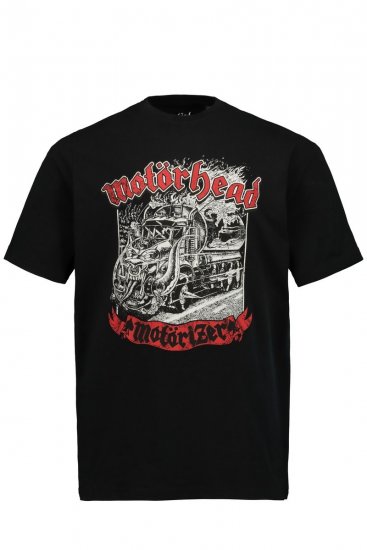 JP1880 Motörhead Graphic Band T-Shirt Black - Majice Kratkih Rukava - Muške Majice Kratkih Rukava Veliki Brojevi 