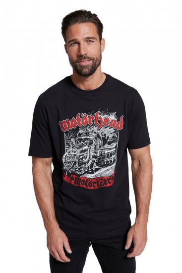 JP1880 Motörhead Graphic Band T-Shirt Black - Majice Kratkih Rukava - Muške Majice Kratkih Rukava Veliki Brojevi 
