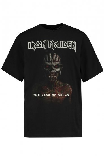 JP1880 Iron Maiden Graphic Band T-Shirt Black - Majice Kratkih Rukava - Muške Majice Kratkih Rukava Veliki Brojevi 