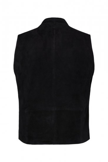 JP1880 Vest Goat Suede Traditional Black - Svečana odjeća - Svečana i blagdanska odjeća – Slavite elegantno i udobno