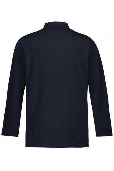 JP1880 799230 Polo majica dugih rukava Tamnoplava - Polo majice - Muške Polo Majice Veliki Brojevi