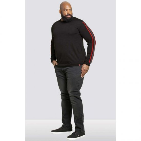 D555 Orlando Sweater Black - Puloveri & dukserice - Muške Puloveri & dukserice veliki brojevi
