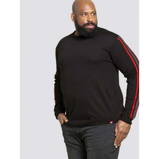 D555 Orlando Sweater Black - Puloveri & dukserice - Muške Puloveri & dukserice veliki brojevi